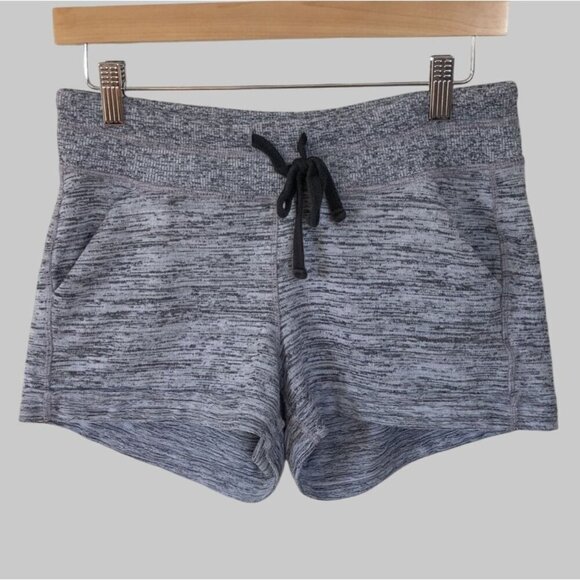 Athleta Pants - Athleta Knit Drawstring Shorts Womens S Gray Pockets Athletic Active Loungewear